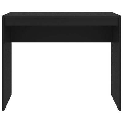vidaXL Biurko, czarne, 90x40x72 cm, materiał drewnopochodny