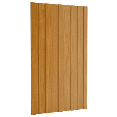 Panel dachowy 12 pcs naturalny 80 x 45 cm Stal galwanizowana