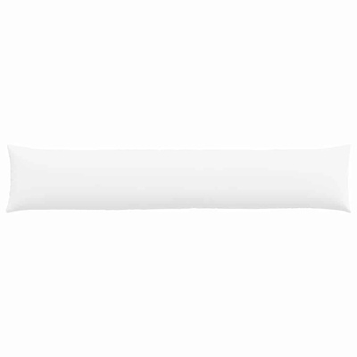 Poduszki na sofę 2 pcs Biały 200 x 40 cm tkanina