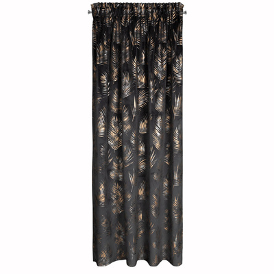 Zasłona Gloria czarna 140x300