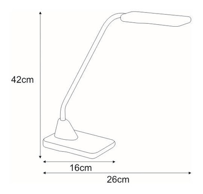 Lampka biurkowa K-BL1205 BIAŁY z serii TYMEK