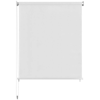 vidaXL Roleta zewnętrzna, biała, 60x140 cm, HDPE