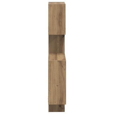 Półki Sześcienne na Ścianę Do montażu na ścianie Dąb artisan