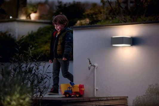 Kinkiet myGarden Hedgehog E27 szary 1733787PN Philips