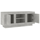 vidaXL Szafka pod TV, szarość betonu, 102x35x45 cm