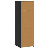 Highboard Czarny dąb 40 x 41 x 124 cm Drewno inżynieryjne