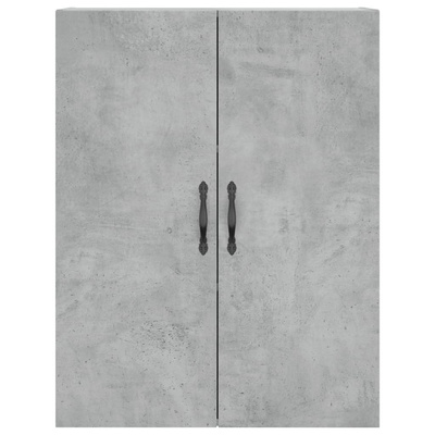 vidaXL Szafka wisząca, szarość betonu, 69,5x34x90 cm wariant 8