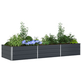 Donica Antracyt 290 x 100 x 45 cm Stal Galwanizowana