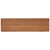 vidaXL Szafka z kółkami pod TV, 110x30x40 cm, lite drewno tekowe