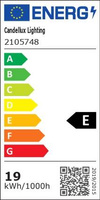 Panel LED 18W LED 19CM 6500K biały zimny rozeta do plafonu Merc02 Candellux 2105748