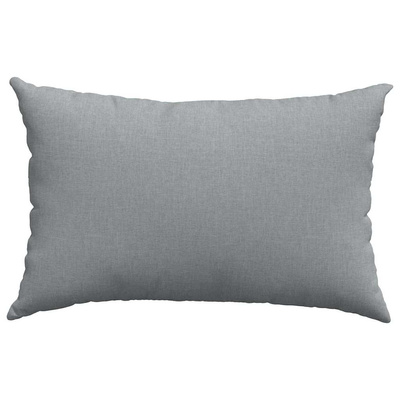 Poduszki na sofę 2 pcs Jasnoszary 60 x 40 cm tkanina