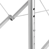 Stół składany do masażu aluminiowy komfort Activ Fizjo 2 segmentowe róż 147198