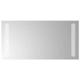 vidaXL Lustro łazienkowe z LED, 20x40 cm