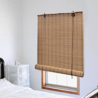 vidaXL Roleta bambusowa, 80 x 220 cm, brązowa