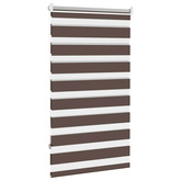 Roleta Zebra 70,9x120 cm Szerokość tkaniny 66,7 cm kawa
