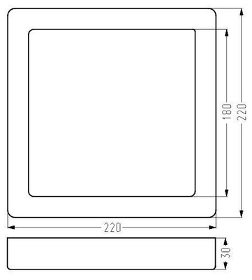 Oprawa Stropowa Candellux 2263793 Spn-08 Ip20 Led