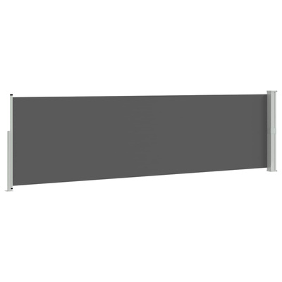 Rozkładany boczny markiz 140 x 500 cm Poliester Prostokątny