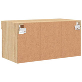 vidaXL Szafka pod TV, z oświetleniem LED, dąb sonoma, 60x30x30 cm