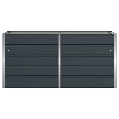 Donica Antracyt 160 x 80 x 75 cm Stal