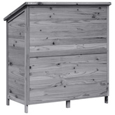 Shed ogrodowy Szary 106,5 x 56 x 113,5 cm Drewno Świerkowe