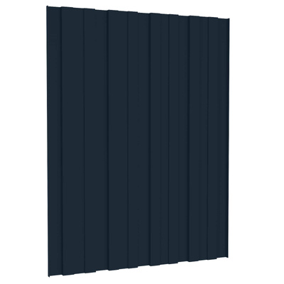 Panel dachowy 12 pcs antracytowy 60 x 45 cm Stal galwanizowana