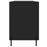 vidaXL Biurko, czarne, 140x50x75 cm, materiał drewnopochodny