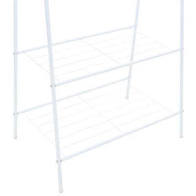 Wieszak na ubrania, 59 x 35 x 150 cm, biały