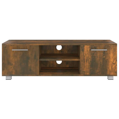 vidaXL Szafka pod TV, opalany dąb, 110x40x35 cm