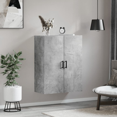 vidaXL Szafka wisząca, szarość betonu, 69,5x34x90 cm wariant 6
