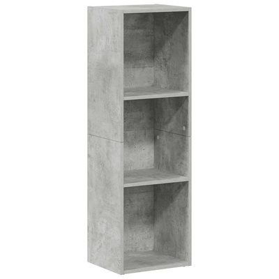 Regał, betonowy szary, 36x30x114 cm, materiał drewnopochodny