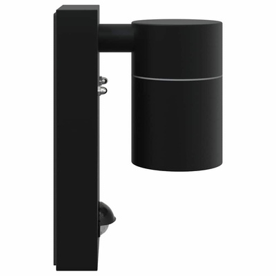 Zewnętrzna lampa ścienna 2 pcs Czarny 6,5 x 10,5 x 16 cm