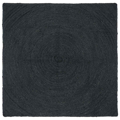 Dywany pokojowe ciemnoszary 160 x 160 cm Juta