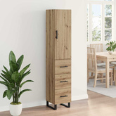 Highboard Dąb rzemieślniczy 34,5 x 34 x 180 cm