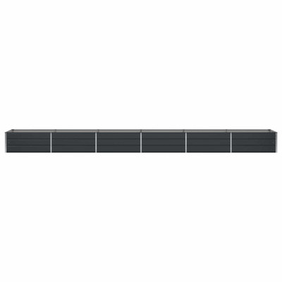Donica Antracyt 600 x 80 x 45 cm Stal