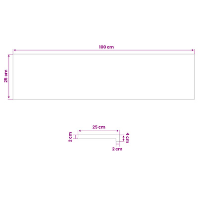 Nakładki na schody 8 szt. 100 x 25 x 2 cm Czarny Drewno bukowe