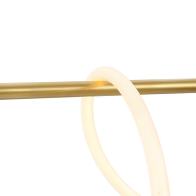 Nowoczesna spiralna lampa wisząca Czarna 150cm 360° 45W 3000K Abruzzo Spirali