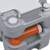 vidaXL Przenośna toaleta turystyczna i pojemnik na wodę