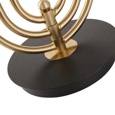 Lampka Biurkowa Bankierka Zielona Abruzzo Monza 2x E27