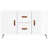 vidaXL Komoda, biała z połyskiem, 100x36x60 cm materiał drewnopochodny model standard