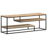 vidaXL Szafka pod TV, 130x30x45 cm, surowe drewno mango