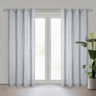 Firana Neli srebrna 140x250