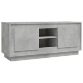 Szafka pod TV, szarość betonu, 102x35x45 cm vidaXL