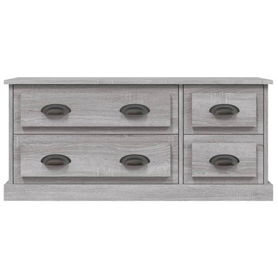 Szafka pod TV, szary dąb sonoma, 100x35,5x45 cm vidaXL