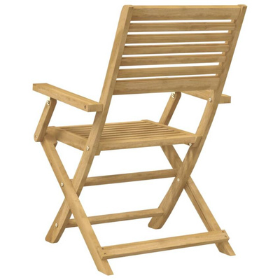 vidaXL Składane krzesła ogrodowe, 2 szt., 54,5x61,5x86,5 cm, akacja