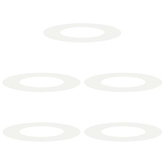 odpowiedni dla płaskich pierścieni drzewa 5 pcs Biały ?40 / 70 cm