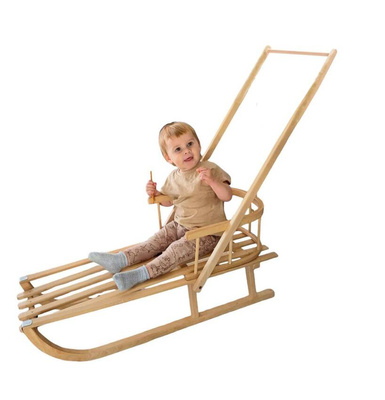 Love gifts Sanki ze śpiworkiem+ Mufki/Brąz