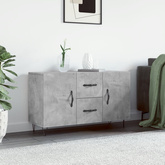 vidaXL Komoda, szarość betonu, 100x36x60 cm, materiał drewnopochodny model standard