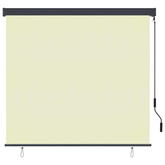 Roleta kremowy 180 x 250 cm Materiał i Aluminium