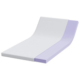 Materac topper z pianki pamięciowej 100 x 200 cm Thick Miękki