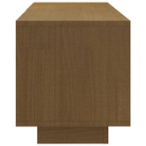 vidaXL Szafka pod TV, miodowy brąz, 110x30x33,5 cm, drewno sosnowe